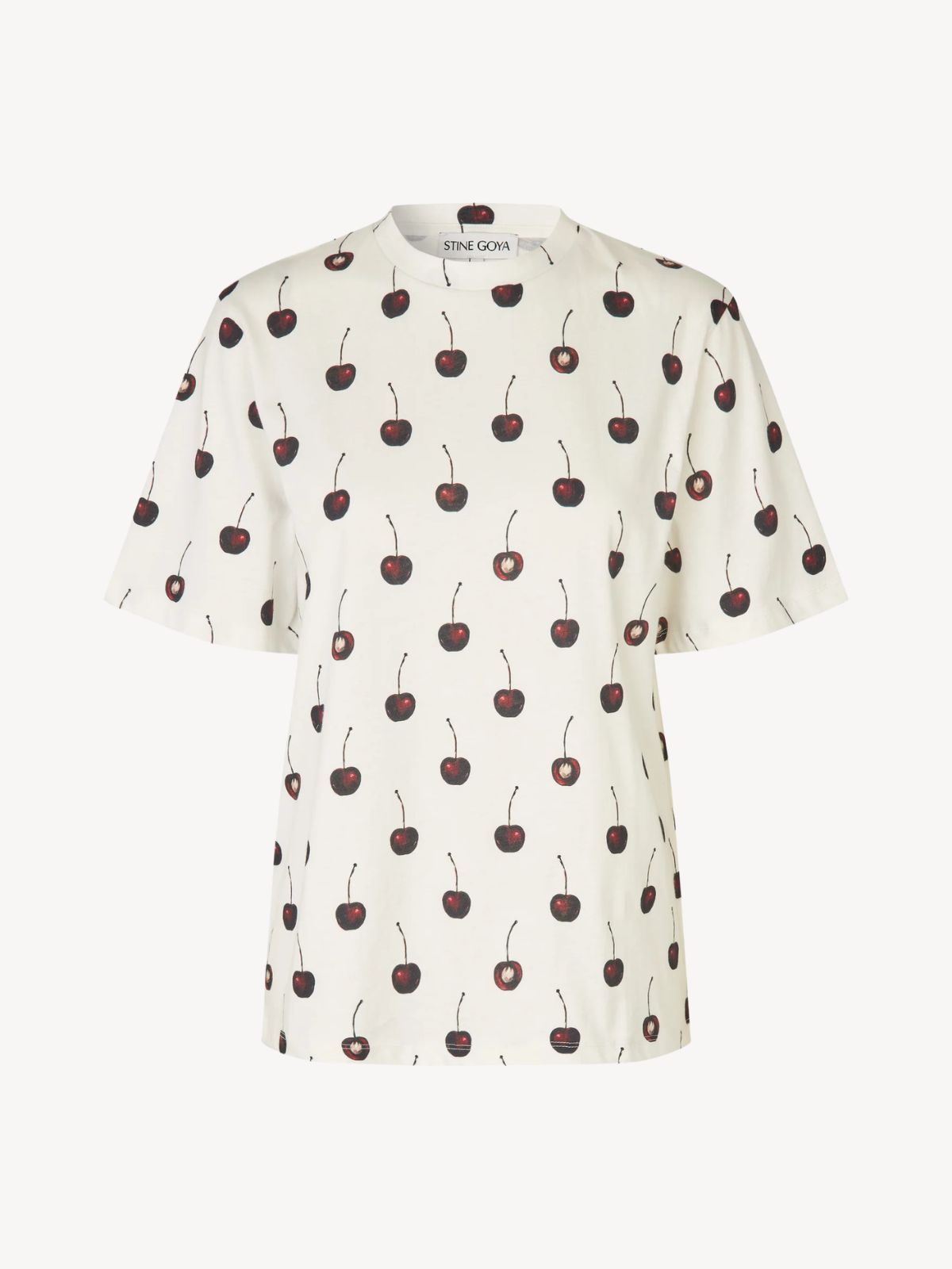 Stine Goya - Short Sleeve T-Shirt Cherry Stine Goya - Short Sleeve T-Shirt Cherry