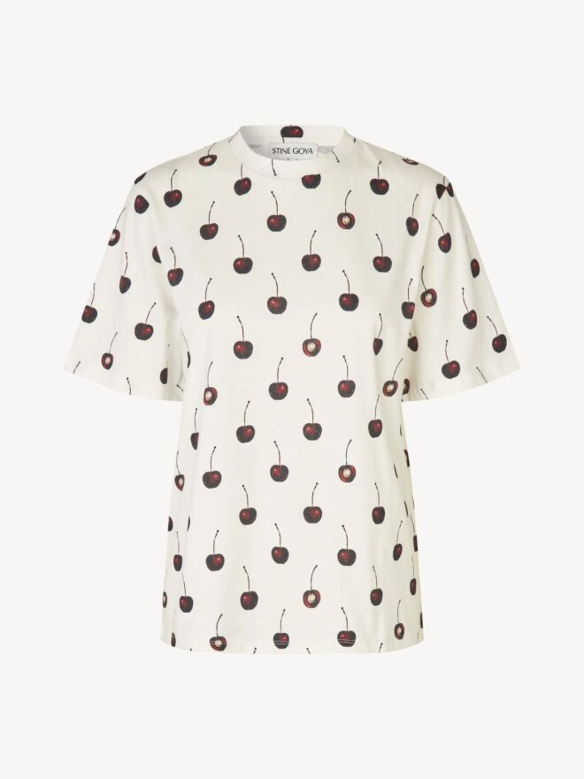 Stine Goya - Short Sleeve T-Shirt Cherry
