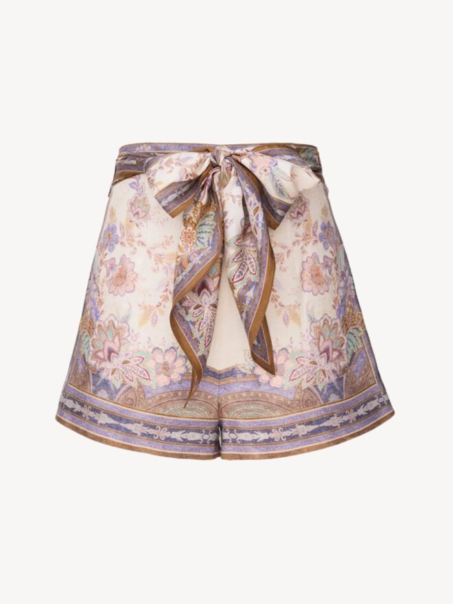 Zimmermann - Luna Scarf Tie Shorts
