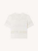 Ulla Johnson - Abriana eyelet-embellished knitted shirt