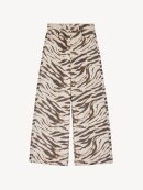 Ganni - Lari wide jeans i zebraprint denim Ganni - Lari wide jeans i zebraprint denim