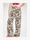 Ganni - Lari wide jeans i zebraprint denim Ganni - Lari wide jeans i zebraprint denim