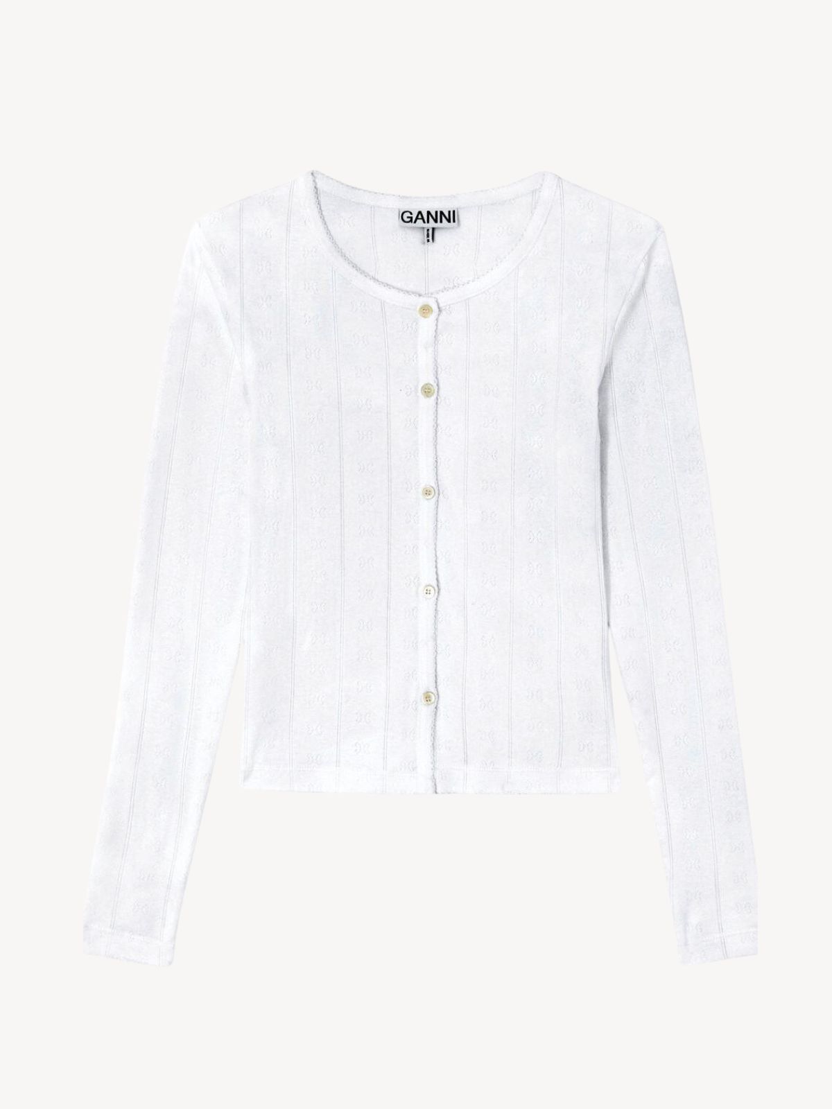 Ganni - BLONDE CARDIGAN Ganni - BLONDE CARDIGAN