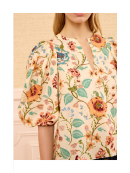 Ulla Johnson -  FLORIELLE Abalone Flora Bluse