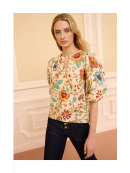 Ulla Johnson -  FLORIELLE Abalone Flora Bluse
