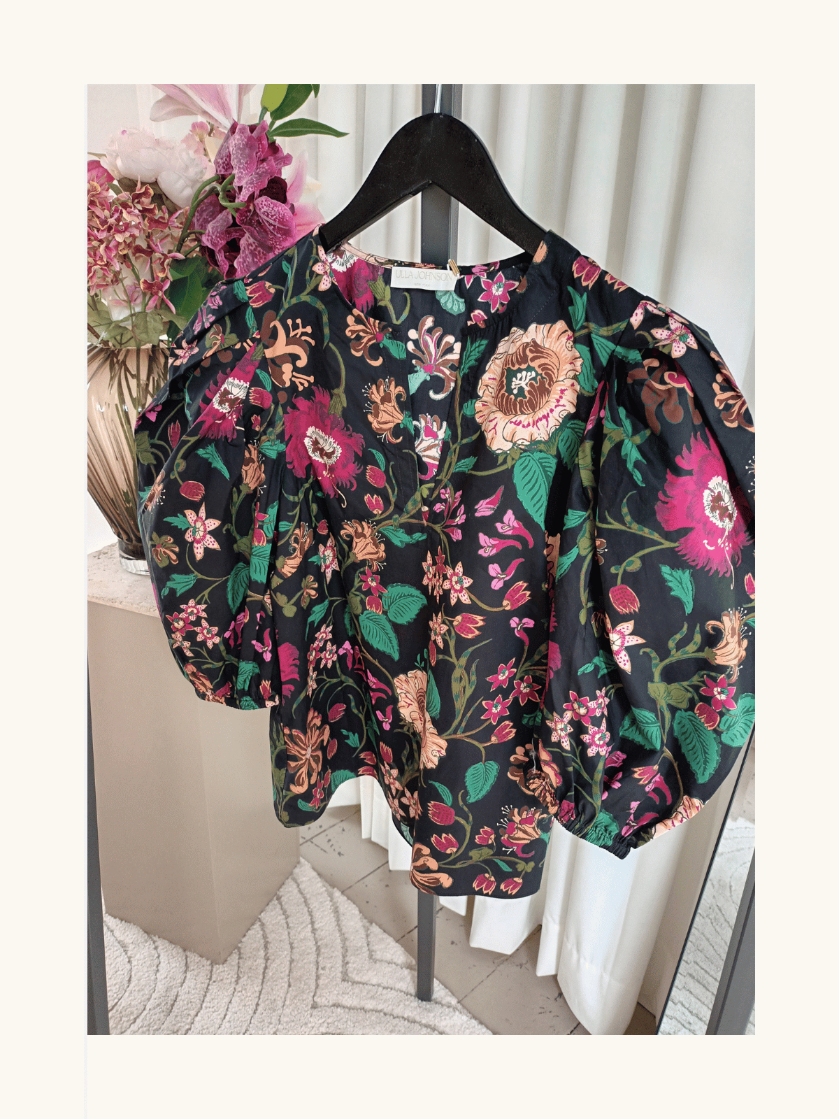 Ulla Johnson - FLORIELLE Dahlia Flora Bluse Ulla Johnson - FLORIELLE Dahlia Flora Bluse