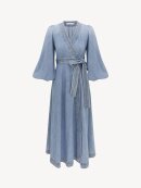 Zimmermann - Indra Denim Wrap Midi Dress Zimmermann - Indra Denim Wrap Midi Dress