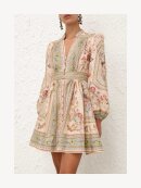 Zimmermann - Roselight Plunge Mini Dress Zimmermann - Roselight Plunge Mini Dress