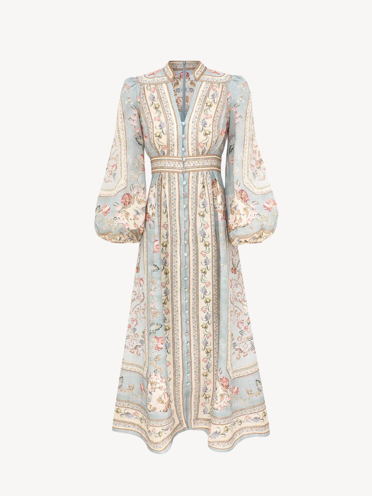 Zimmermann - Roselight Plunge Midi Dress Zimmermann - Roselight Plunge Midi Dress