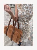 HEMISPHERE - MØNSTERET KJOLE MED BINDEBÅND