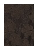 ROTATE - 3d Flower Maxi Dress Dark Brown