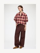 Ganni - Skjorte i rød ternet flannel Ganni - Skjorte i rød ternet flannel