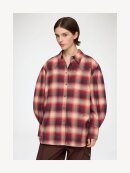 Ganni - Skjorte i rød ternet flannel Ganni - Skjorte i rød ternet flannel