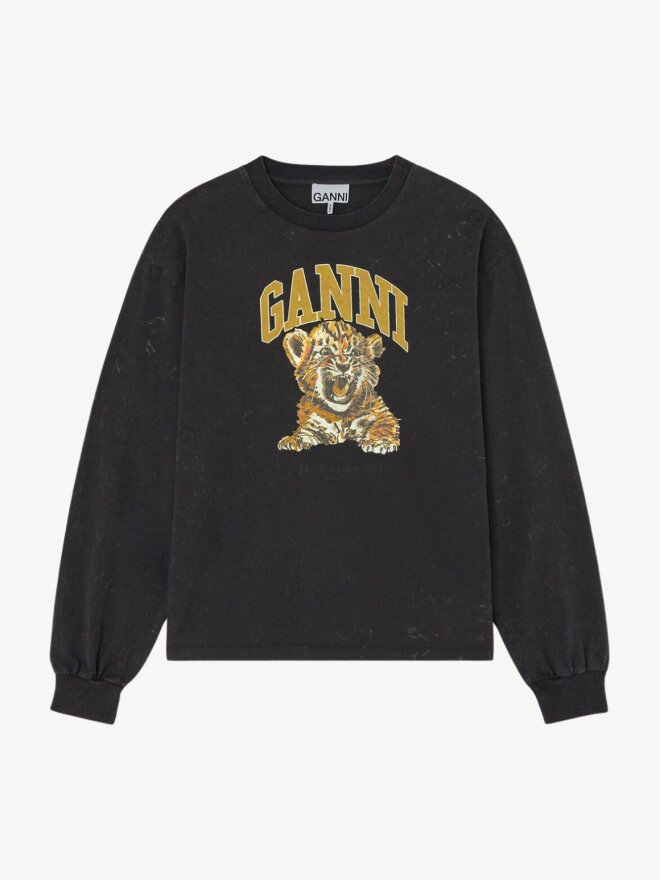 Ganni - SWEATSHIRT MED PRINT