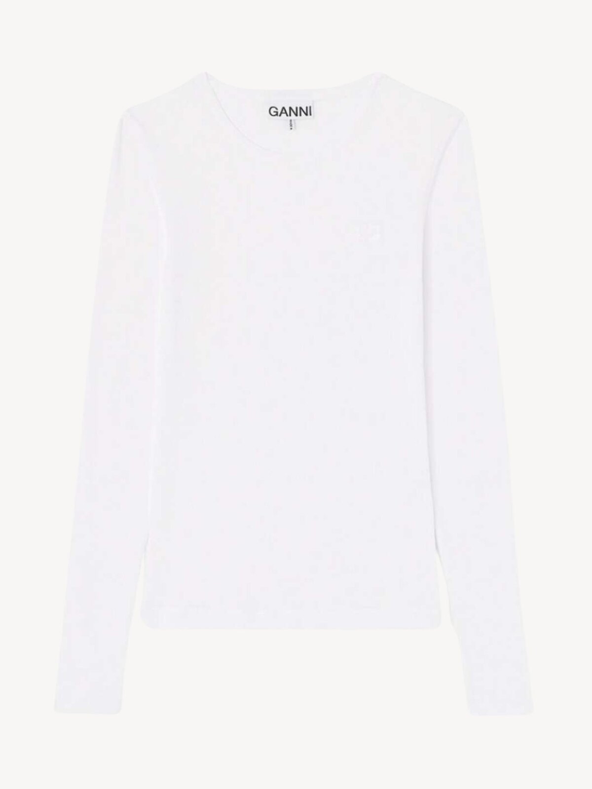 Ganni - LANGÆRMET T-SHIRT Ganni - LANGÆRMET T-SHIRT