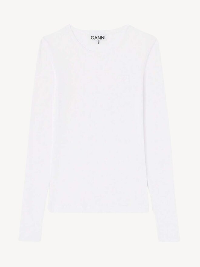 Ganni - LANGÆRMET T-SHIRT