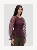Stine Goya - ORGANZA PEPLUMTOP I POLKA Stine Goya - ORGANZA PEPLUMTOP I POLKA
