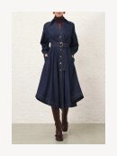 Zimmermann - DENIM MIDI SHIRT KJOLE Zimmermann - DENIM MIDI SHIRT KJOLE