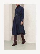 Zimmermann - DENIM MIDI SHIRT KJOLE Zimmermann - DENIM MIDI SHIRT KJOLE