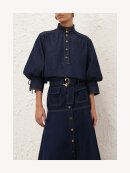 Zimmermann - DENIM BILLOW SKJORTE