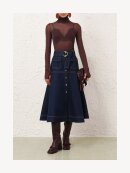 Zimmermann - DENIM MIDI SKIRT Zimmermann - DENIM MIDI SKIRT