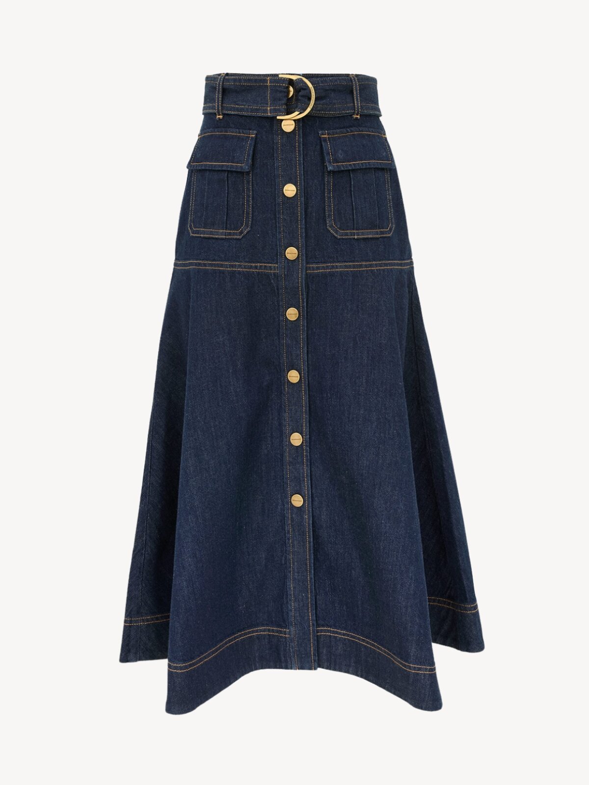 Zimmermann - DENIM MIDI SKIRT Zimmermann - DENIM MIDI SKIRT