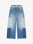 Ganni - Baggy jeans i patchwork denim