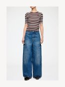 Ganni - Baggy cargo jeans i rigid denim