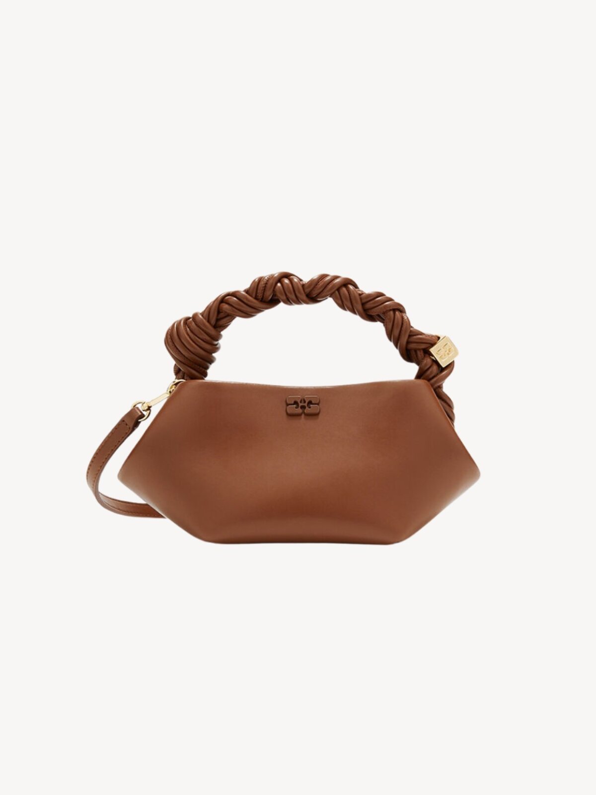 Ganni - MINI BOU TASKE SORREL HORSE Ganni - MINI BOU TASKE SORREL HORSE
