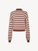 ROTATE - Slinky Knit Striped Polo