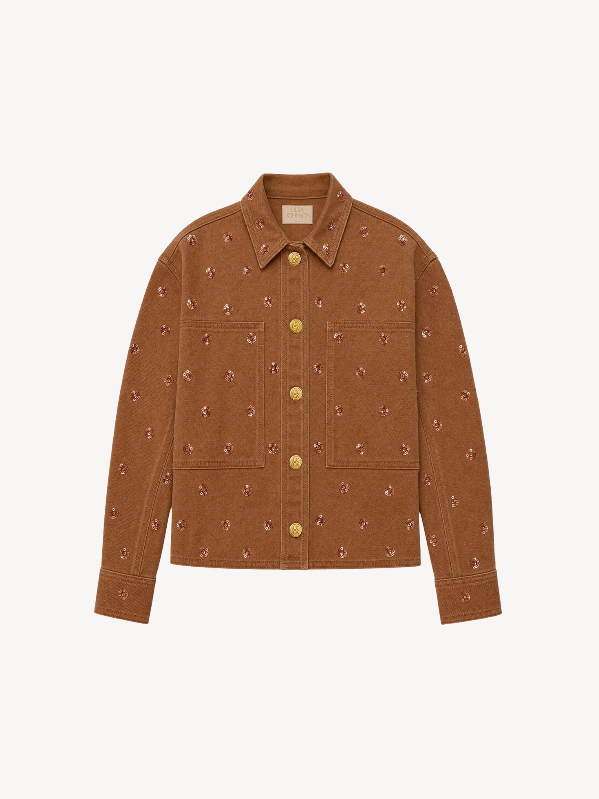 Ulla Johnson - The Bobbi Embellished Denim Jacket Ulla Johnson - The Bobbi Embellished Denim Jacket