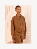 Ulla Johnson - The Bobbi Embellished Denim Jacket Ulla Johnson - The Bobbi Embellished Denim Jacket
