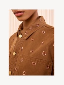 Ulla Johnson - The Bobbi Embellished Denim Jacket Ulla Johnson - The Bobbi Embellished Denim Jacket