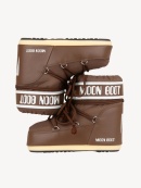 MOON BOOT - ICON LOW BROWN NYLON BOOTS