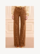 Ulla Johnson - The Willow Embellished Wide Leg Jean Ulla Johnson - The Willow Embellished Wide Leg Jean