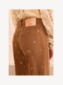 Ulla Johnson - The Willow Embellished Wide Leg Jean Ulla Johnson - The Willow Embellished Wide Leg Jean
