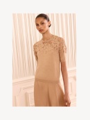 Ulla Johnson - Ella Short Sleeve Lace Top Ulla Johnson - Ella Short Sleeve Lace Top