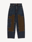 Ganni - AUDRI BARREL PATCHWORK JEANS Ganni - AUDRI BARREL PATCHWORK JEANS