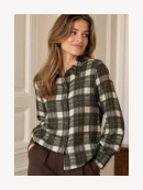 Max Mara - DRETE Ternet Skjorte Max Mara - DRETE Ternet Skjorte
