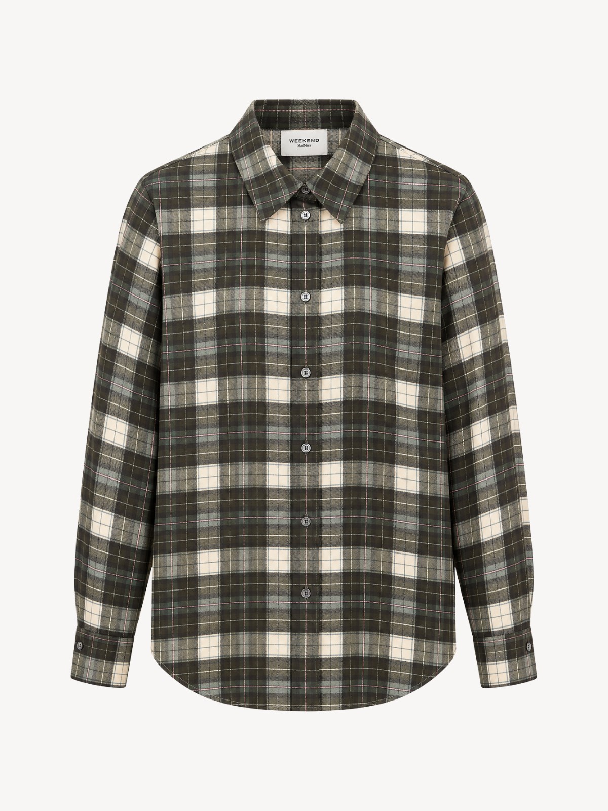 Max Mara - DRETE Ternet Skjorte Max Mara - DRETE Ternet Skjorte