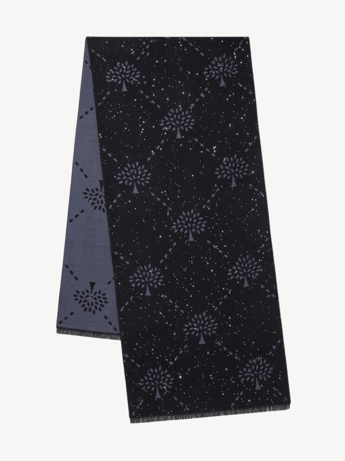 Mulberry - SEQUIN DIAMOND TREE SCARF Mulberry - SEQUIN DIAMOND TREE SCARF