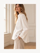 Max Mara - Klassisk Skjorte med plissé ærmer