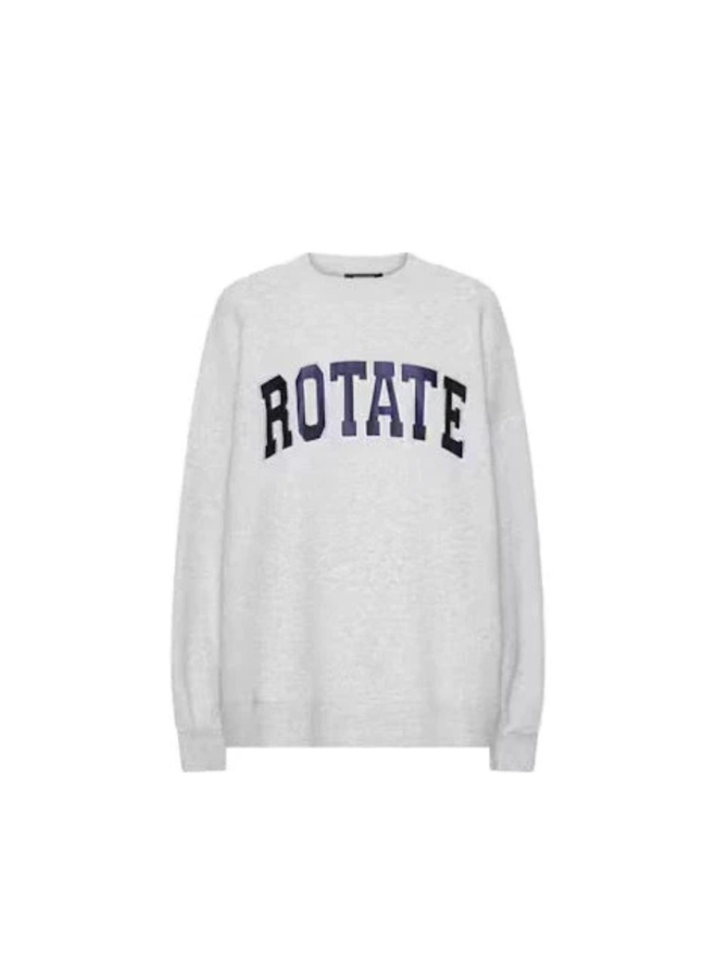 ROTATE - Oversized half-zip sweatshirt