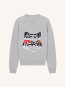 Maison Kitsune - BIG FOX EMBROIDERY REGULAR SWEATSHIRT