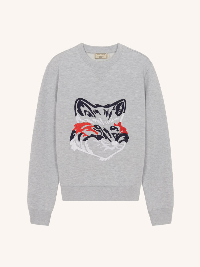 Maison Kitsune - BIG FOX EMBROIDERY REGULAR SWEATSHIRT