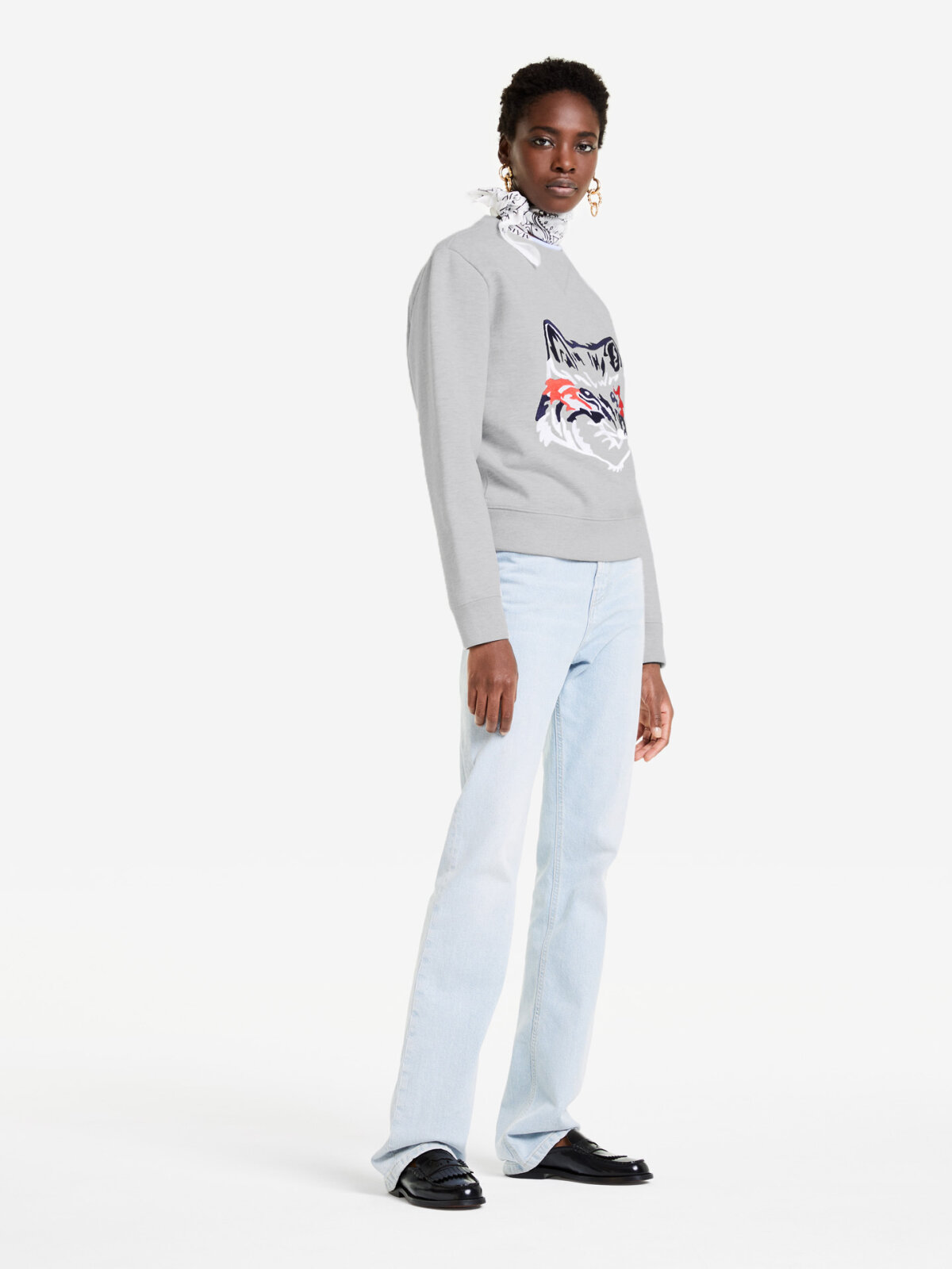 Room4 - BIG FOX EMBROIDERY REGULAR SWEATSHIRT