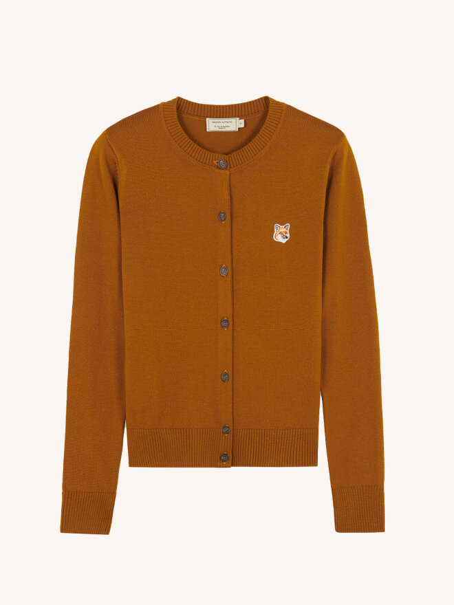 Maison Kitsune - FOX HEAD PATCH ADJUSTED CARDIGAN