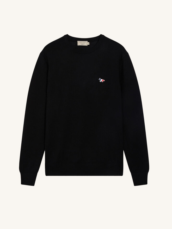 Maison Kitsune - TRICOLOR FOX PATCH CLASSIC R-NECK