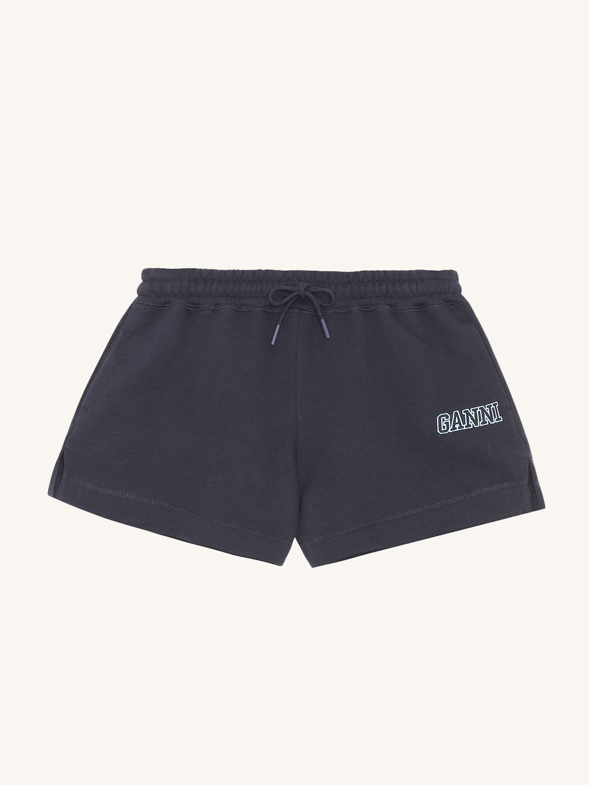 ★Ganni★ Software Isoli Drawstring Shorts Egglet T2924135 T Room4 - GANNI SOFTWARE ISOLI SHORTS