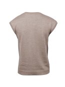 Stenstrøms - BALI KNIT MERINO CAPSLEEVE SAND